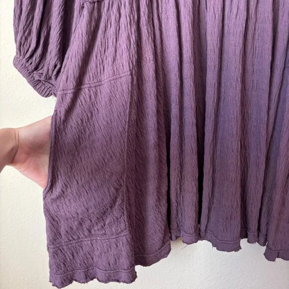 Free People Beach Boho Gauzy Get Obsessed Babydoll Dress - Picture 7 of 13